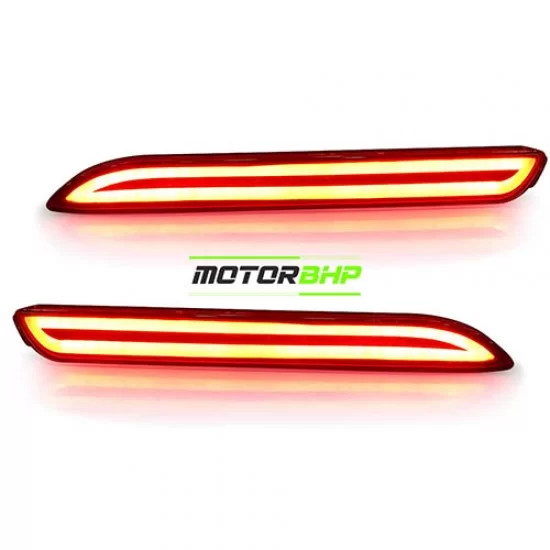 Car rear deals bumper reflector light